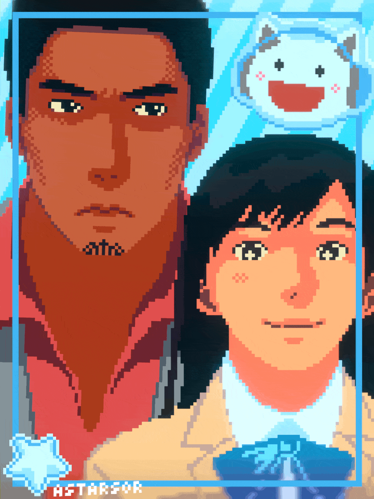 July 2024 - Kiryu and Haruka from Like A Dragon